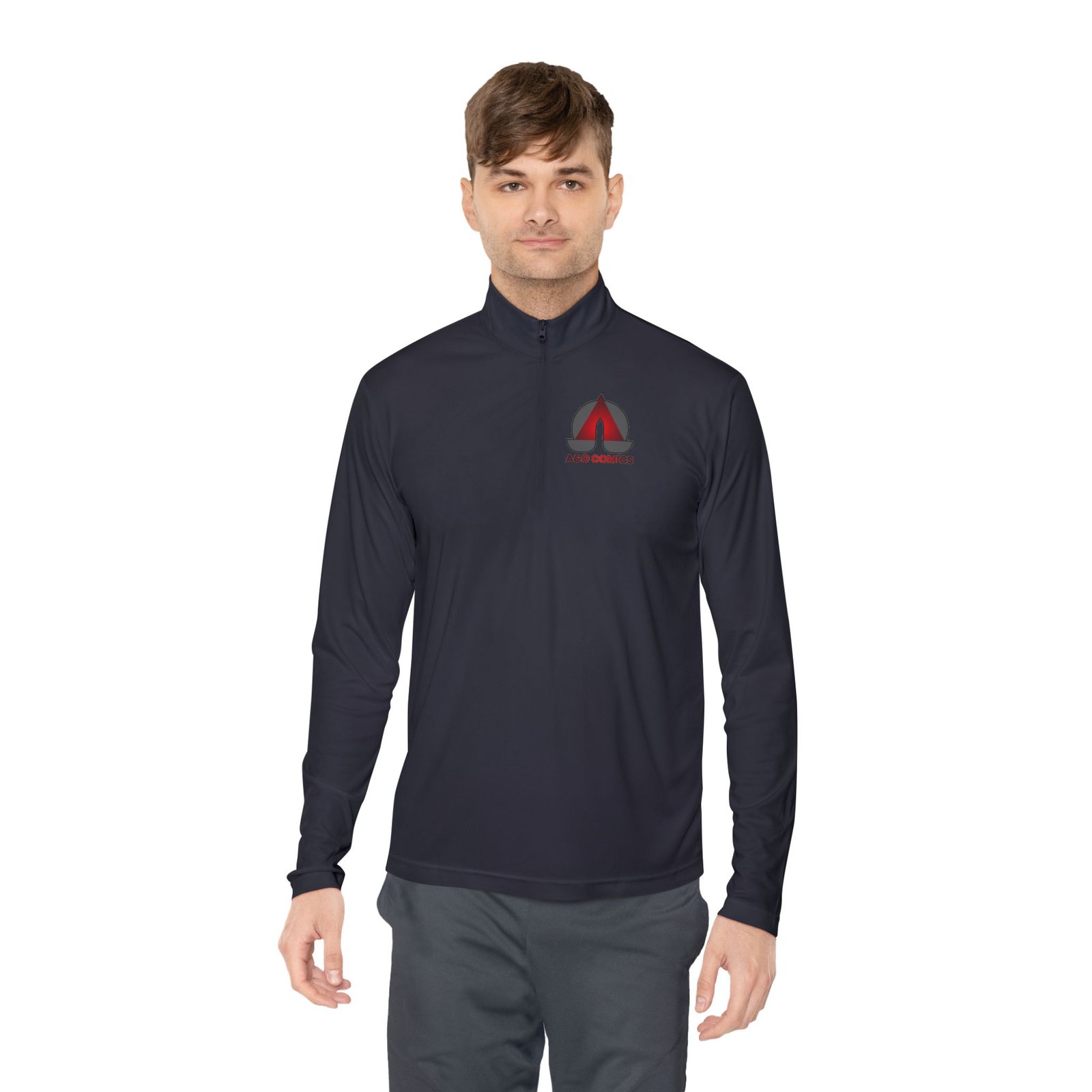Unisex Quarter-Zip Pullover - Cozy Casual Wear for All Seasons - Image 28