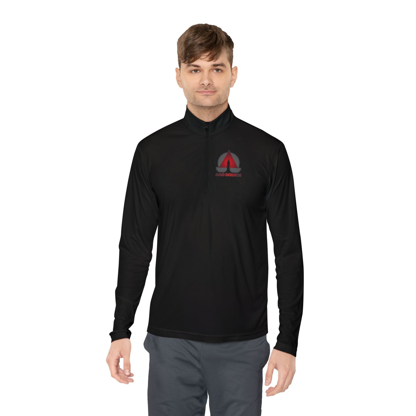 Unisex Quarter-Zip Pullover - Cozy Casual Wear for All Seasons - Image 12